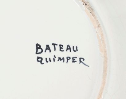 QUIMPER
Suite de 23 assiettes en faïence...
