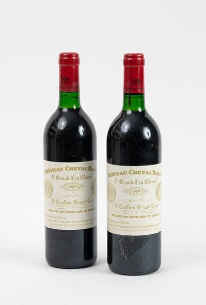 CHÂTEAU CHEVAL BLANC
2 bouteilles, 1989.
GCC1...