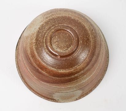 Vase.
Stoneware, glazed on the inside.
Signed...