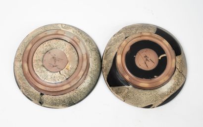 Claude CHAMPY (1944)
Two plates.
Enameled...