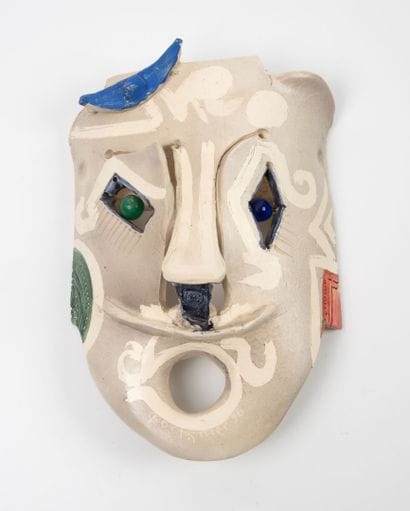 Gilbert PORTANIER (1926-2023)
Mask, 1996.
Ceramic.
Signed...