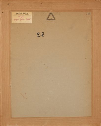 Ladislas KIJNO (1921-2012)
Untitled, 1972
Ink...