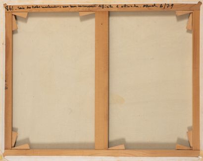 François ARNAL (1924-2012)
Untitled, 1979.
Unfinished...