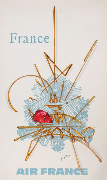 D'après Georges MATHIEU (1921-2012)
Lot of...