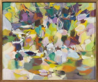 Claude SCHURR (1921-2014)
Torrent in Provence.
Oil...