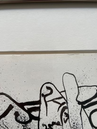 Mario PRASSINOS (1916-1985)
Untitled, 1969.
Ink...