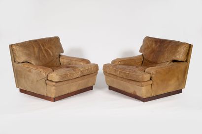Arne NORELL (1917-1971)
Two-seater sofa and...