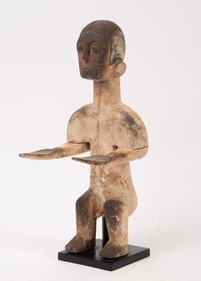 GHANA ou TOGO
Seated Ewé fetish.
Patinated...