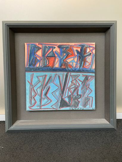 Riccardo LICATA (1929-2014)
Untitled, 1990.
Oil...