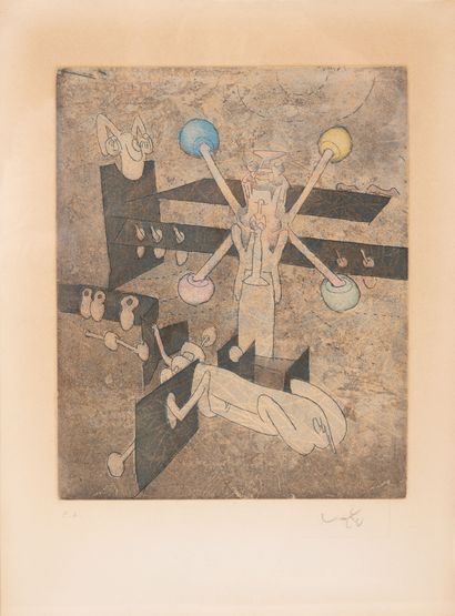 Roberto MATTA (1911-2002)
Untitled, 1970.
Artist's...