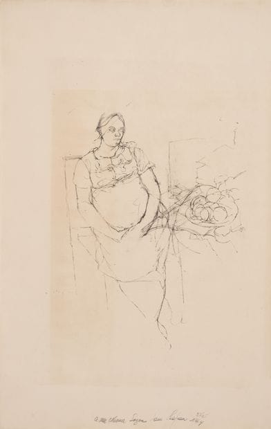 Sam SZAFRAN (1934-2019)
Lilette seated, circa...