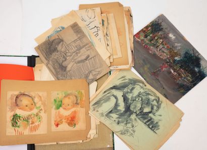 Jean CALOGERO (1922-2001)
Lot including:
-...