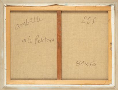 Paul AMBILLE (1930-2010) 
The Platoon, 1987.
Oil...
