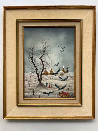 Mimma INDELLI (1909-2002)
Animated landscape...