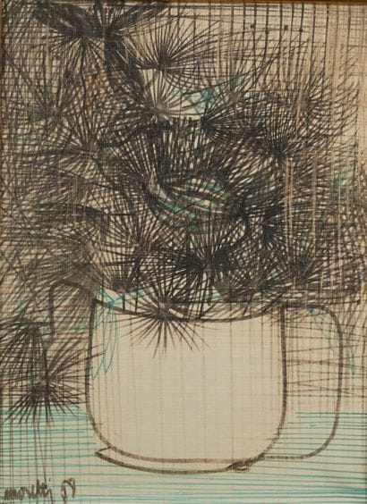 École du XXème siècle
Japanese inks, 1958.
Oil...