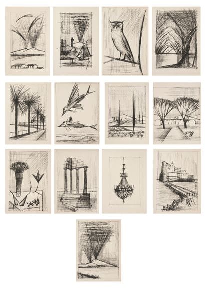 D'après Bernard BUFFET
Naples.
Suite of twelve...