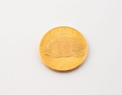 ETATS UNIS
Une pièce de 20 Dollars en or...