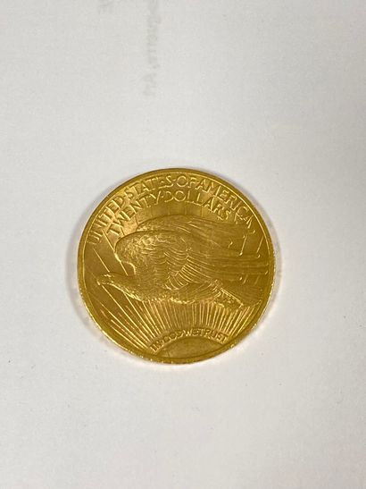 U.S.A.
20-dollar gold coin, 1910.
San Francisco.
Weight...