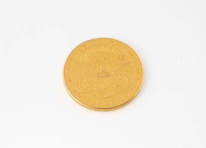 ETATS UNIS
Une pièce de 20 dollars or, 1906.
Poids...