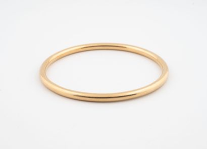 Bracelet jonc en or jaune (750).
Poids net...