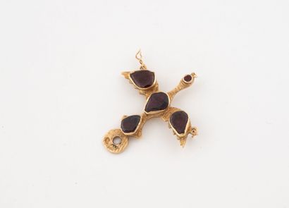 Dove of the Holy Spirit pendant in yellow...