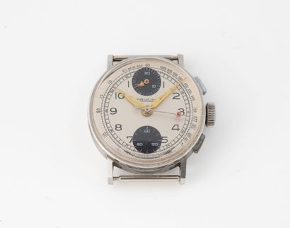 JAEGER LECOULTRE 
Men's steel chronograph...