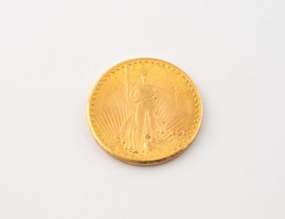 ETATS UNIS
Une pièce de 20 Dollars en or...