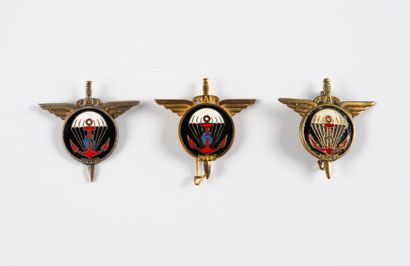 Three 6th BCCP badges, including 1 silver...