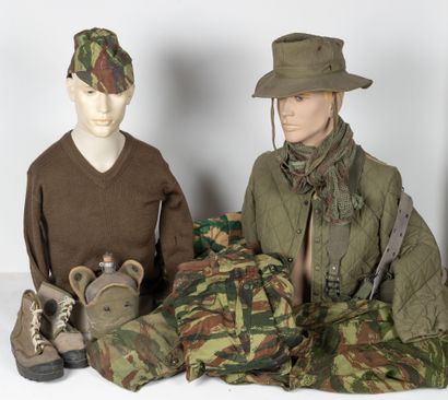 FRANCE
Lot d'uniforme Para Algérie comprenant...