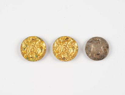 Three insignia of the 3rd group of Laotian...