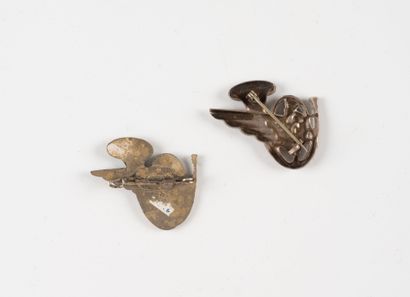 Two badges of the 5e Bataillon de Chasseurs...
