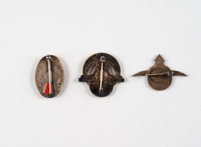 Three badges: 25th Airborne Division (smf),...
