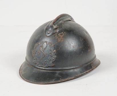 FRANCE
Adrian model 1915 helmet with Health...