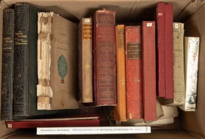 Lot de livres reliés et brochés sur la guerre...