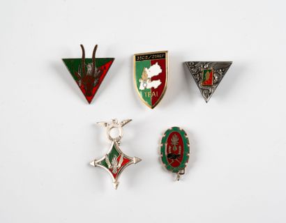Four Légion Etrangère badges: 2e Cie du 2e...