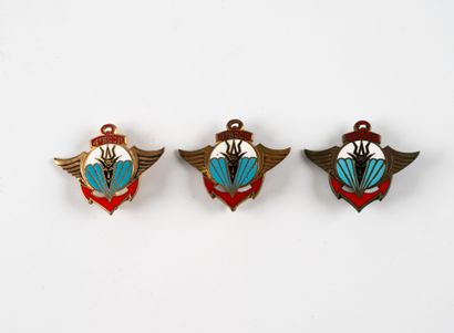 Three 4th BCCP badges (including D. Ber and...