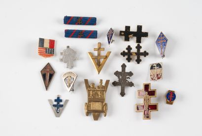 15 badges and 2 decoration reminder bars:...