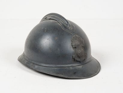 FRANCE
Adrian helmet, model 1915, with colonial...