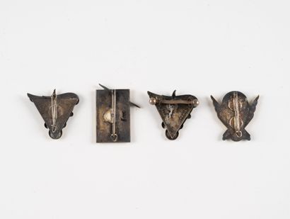 Four Legion badges: CERA (smf), 3rd BEP (DOM...