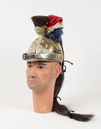 FRANCE
Model 1912 mounted gendarme helmet...