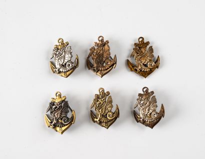 Six badges: 2 from the 8th GCP 8th BPC and...