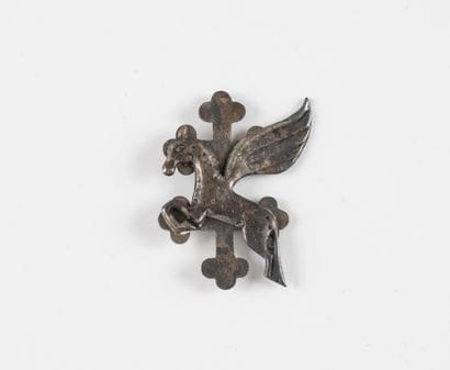 A badge: Commando du Laos Cavalier de Tran...