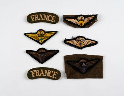 Five FFL parachutist patents, various fabrications...