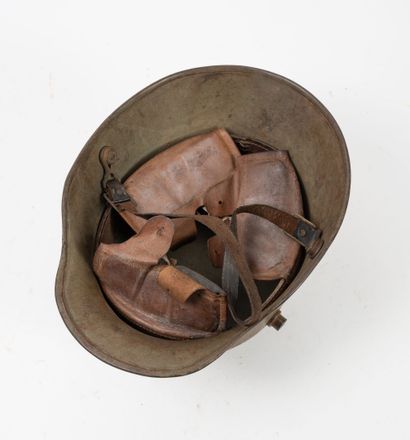 German helmet, model 1916.
In feldgrau-painted...