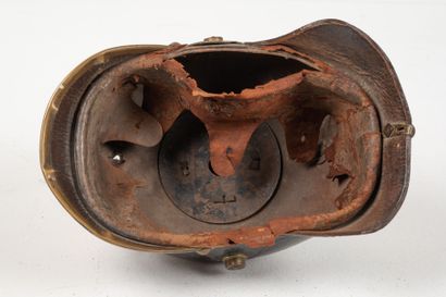 ALLEMAGNE
Saxon tip helmet, impacted. Patent...