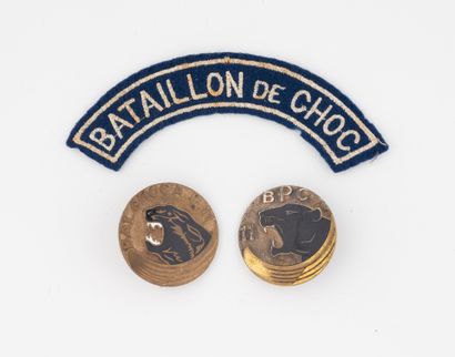 Two 11th Choc badges (D. Ber. numbered) and...