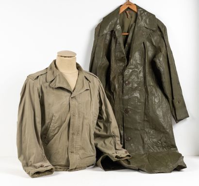 USA
Lot comprenant un blouson M-41 en popeline,...