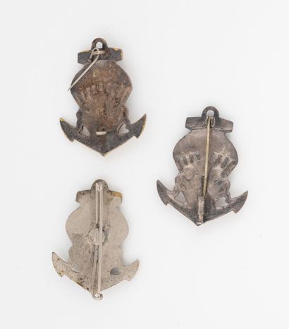 Three 1st BCCP badges. (Including 1 local...