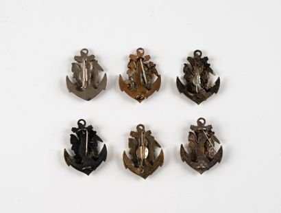 Six badges: 2 from the 8th GCP 8th BPC and...