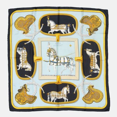 HERMES Paris
Carré en twill de soie imprimé...